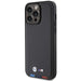 BMW BMHCP15X22PTDK iPhone 15 Pro Max 6.7’’ black/black Leather Stamp Tricolor - Cell phone cases and covers<<<HurtelXML