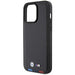 BMW BMHCP15X22PTDK iPhone 15 Pro Max 6.7’’ black/black Leather Stamp Tricolor - Cell phone cases and covers<<<HurtelXML