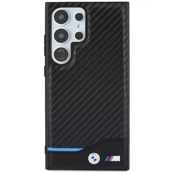 BMW BMHCS24L22NBCK S24 Ultra S928 black/black Leather Carbon - Cell phone cases and covers<<<HurtelXML