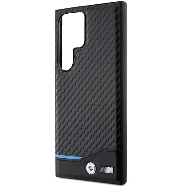 BMW BMHCS24L22NBCK S24 Ultra S928 black/black Leather Carbon - Cell phone cases and covers<<<HurtelXML
