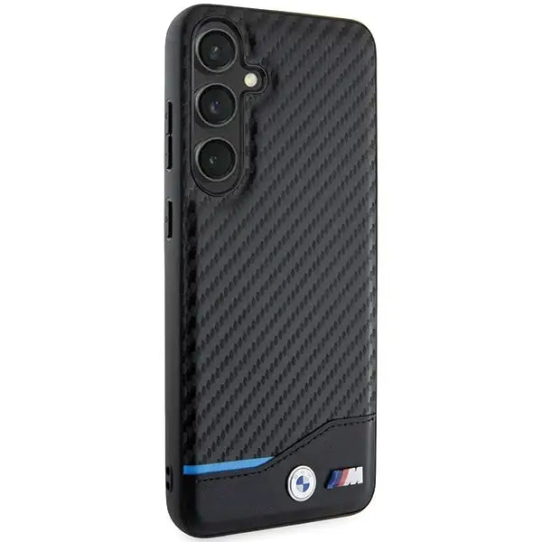 BMW BMHCS24M22NBCK S24+ S926 black/black Leather Carbon - Cell phone cases and covers<<<HurtelXML