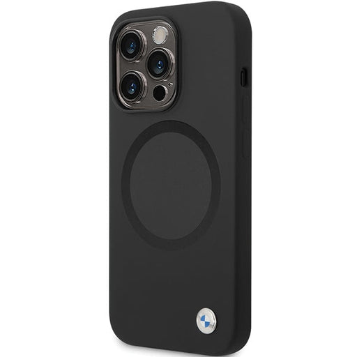 BMW BMHMP14LSILBK2 case for iPhone 14 Pro - black Signature Liquid Silicone MagSafe - Cell phone cases