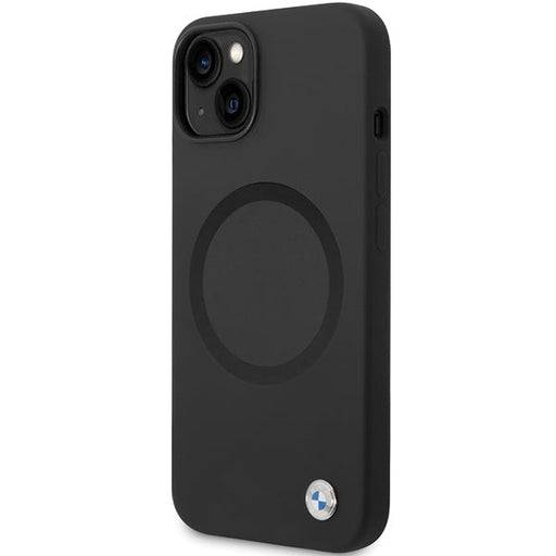 BMW BMHMP14SSILBK2 case for iPhone 14 - black Signature Liquid Silicone MagSafe - Cell phone cases