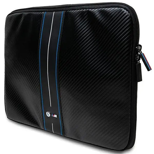 BMW Carbon & Blue Stripe sleeve for a 14’’ laptop - black - Laptop bags<<<HurtelXML