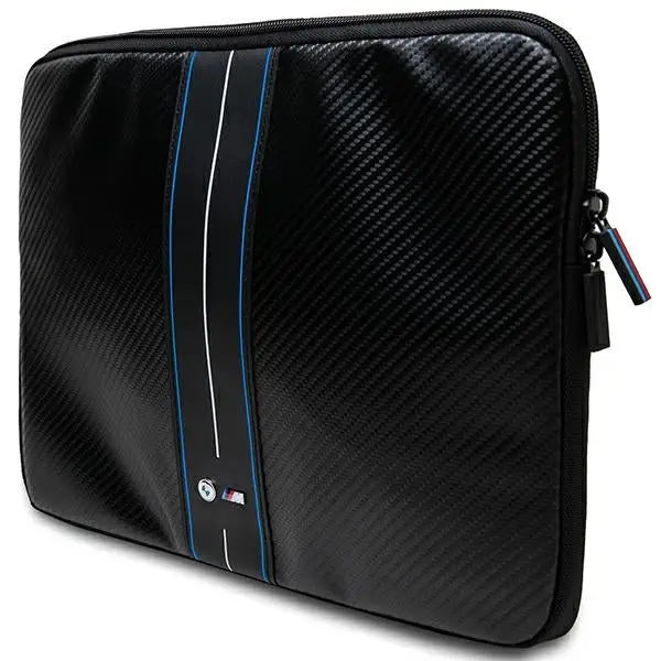 BMW Carbon & Blue Stripe sleeve for a 14’’ laptop - black - Laptop bags<<<HurtelXML