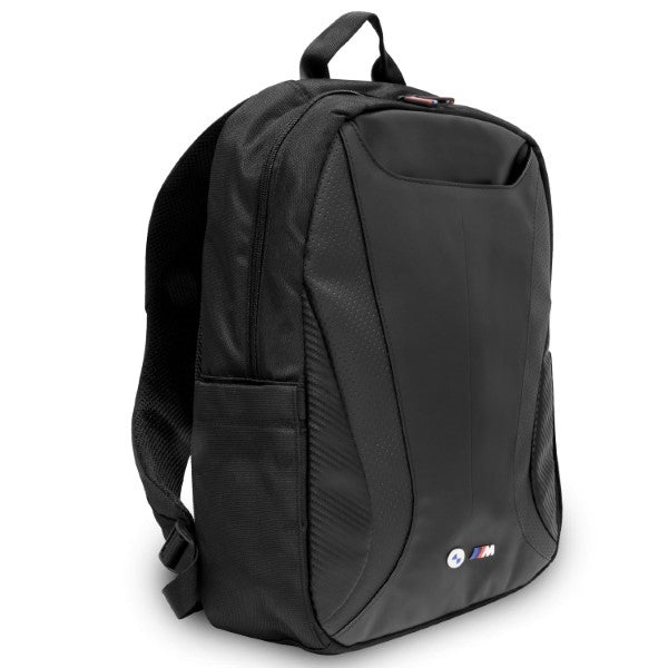 BMW Carbon&Leather Tricolor backpack for a 16’’ laptop - black - Laptop bags<<<HurtelXML