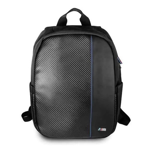 BMW Carbon Navy Stripe backpack for a 16’’ laptop - black - Laptop bags<<<HurtelXML