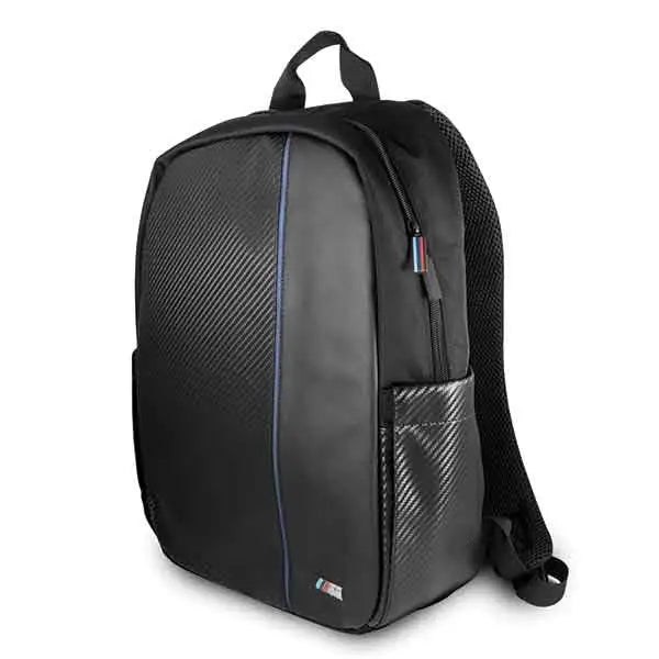 BMW Carbon Navy Stripe backpack for a 16’’ laptop - black - Laptop bags<<<HurtelXML