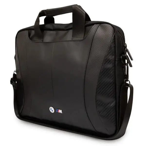 BMW Carbon&Perforated bag for a 16’’ laptop - black - Laptop bags<<<HurtelXML