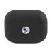 BMW Genuine Leather Silver Logo AirPods Pro Case - Black - Cell phone cases and covers<<<HurtelXML