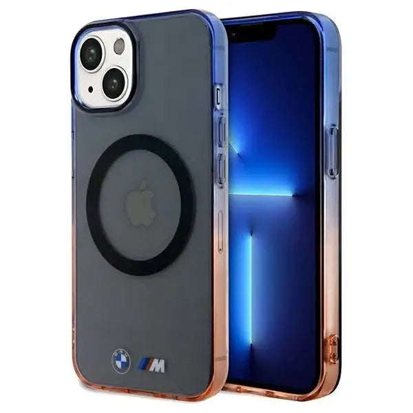 BMW Gradient Bumper MagSafe case for iPhone 15 / 14 / 13 - gray - Cell phone cases and covers<<<HurtelXML