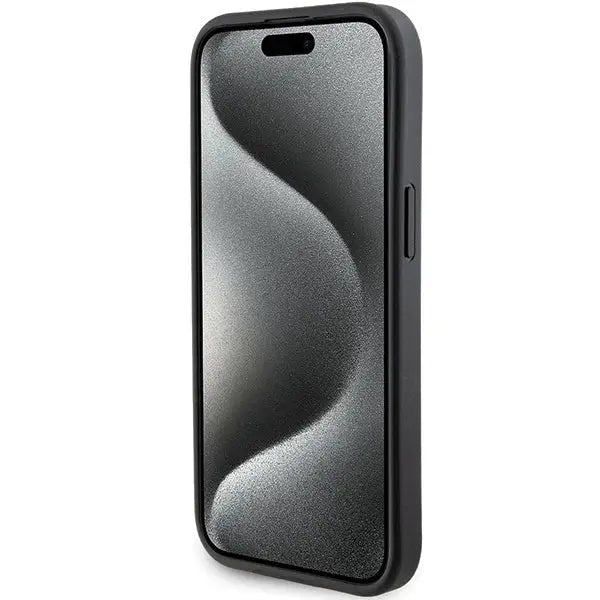 BMW Grip Stand Smooth & Carbon case for iPhone 15 - black - Cell phone cases and covers<<<HurtelXML