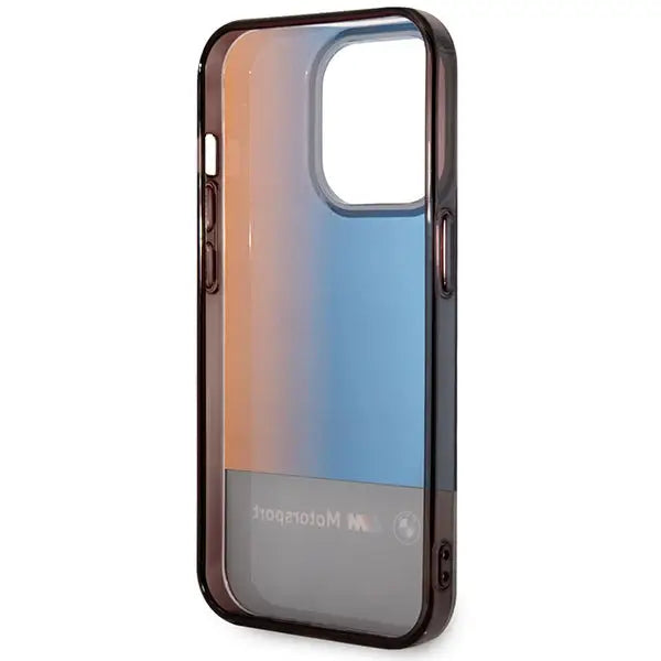 BMW Half Tricolor Case for iPhone 14 Pro Max 6.7’’ - Black - Cell phone cases and covers<<<HurtelXML