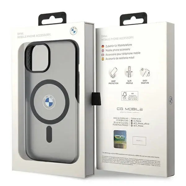BMW IML Signature MagSafe iPhone 15 Case - Black - Cell phone cases and covers<<<HurtelXML