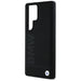 BMW Leather Big Wordmark Case for Samsung Galaxy S25 Ultra - Black - Cell phone cases and covers<<<HurtelXML