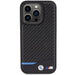 BMW Leather Carbon MagSafe iPhone 15 Pro Case - Black - Cell phone cases and covers<<<HurtelXML