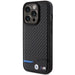 BMW Leather Carbon MagSafe iPhone 15 Pro Max Case - Black - Cell phone cases and covers<<<HurtelXML