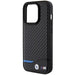 BMW Leather Carbon MagSafe iPhone 15 Pro Max Case - Black - Cell phone cases and covers<<<HurtelXML
