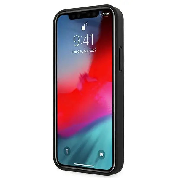 BMW Leather Deboss case for iPhone 12 mini - black - Cell phone cases and covers<<<HurtelXML