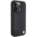 BMW Leather Hot Stamp case for iPhone 15 Pro - black - Cell phone cases and covers<<<HurtelXML