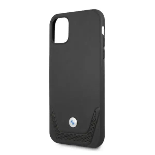 BMW Leather Perforate Case for iPhone 11 / Xr - Black - Cell phone cases and covers<<<HurtelXML