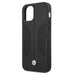 BMW Leather Perforated Sides Case for iPhone 12 / iPhone 12 Pro - Black - Cell phone cases and covers<<<HurtelXML