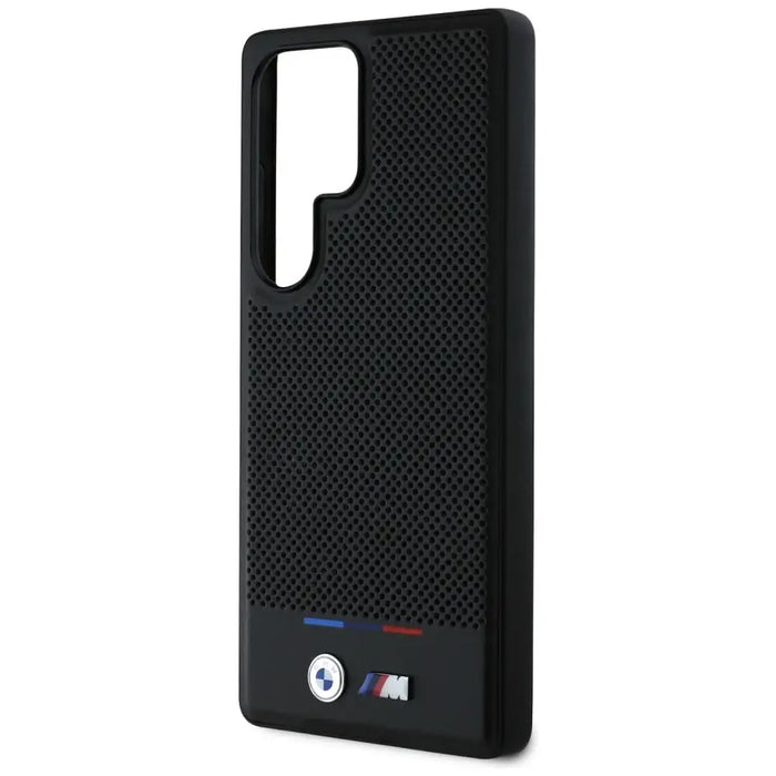 BMW Leather Tricolor Stripe MagSafena Samsung Galaxy S25 Ultra Case - Black - Cell phone cases and covers<<<HurtelXML