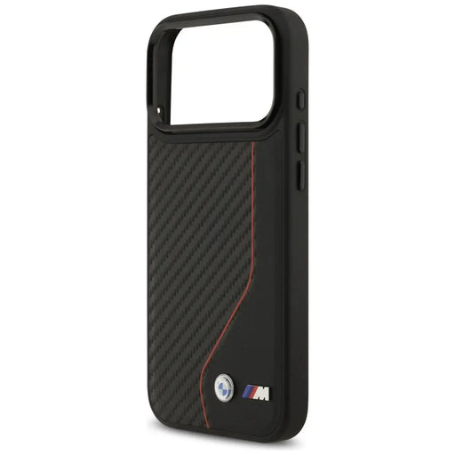 BMW M Carbon Line & Logo MagSafe Case for iPhone 17 Pro Max - Red - Cell phone cases and covers<<<HurtelXML