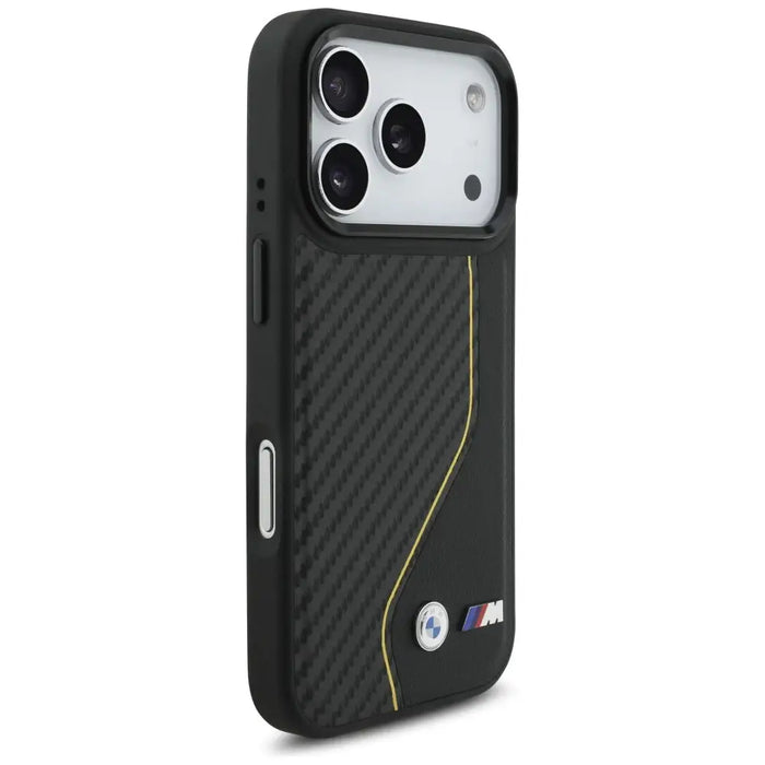 BMW M Carbon Line & Logo MagSafe Case for iPhone 17 Pro - Yellow - Cell phone cases and covers<<<HurtelXML