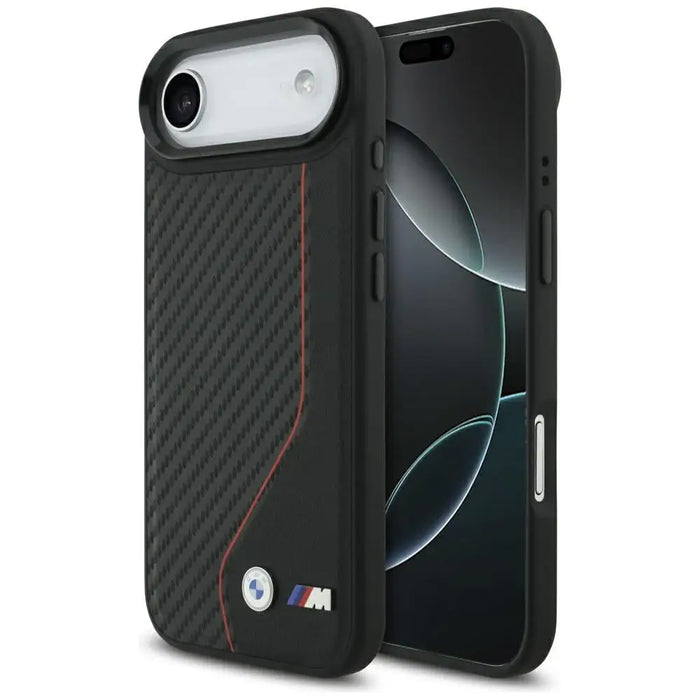 BMW M Carbon Line & Logo MagSafe Case for iPhone Air - Red - Cell phone cases and covers<<<HurtelXML