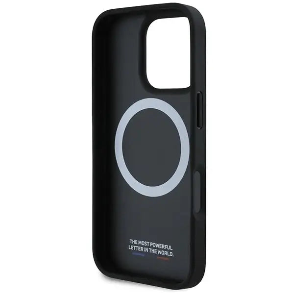 BMW M Carbon Tricolor Line MagSafe Case for iPhone 16 Pro Max - Black - Cell phone cases and covers<<<HurtelXML