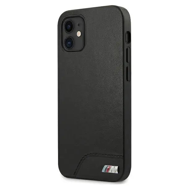BMW M Collection Smooth PU Case for iPhone 12 mini - Black - Cell phone cases and covers<<<HurtelXML