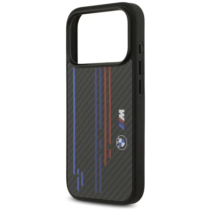 BMW M Kevlar Lines & Logo MagSafe Case for iPhone 17 Pro - Black - Cell phone cases and covers<<<HurtelXML