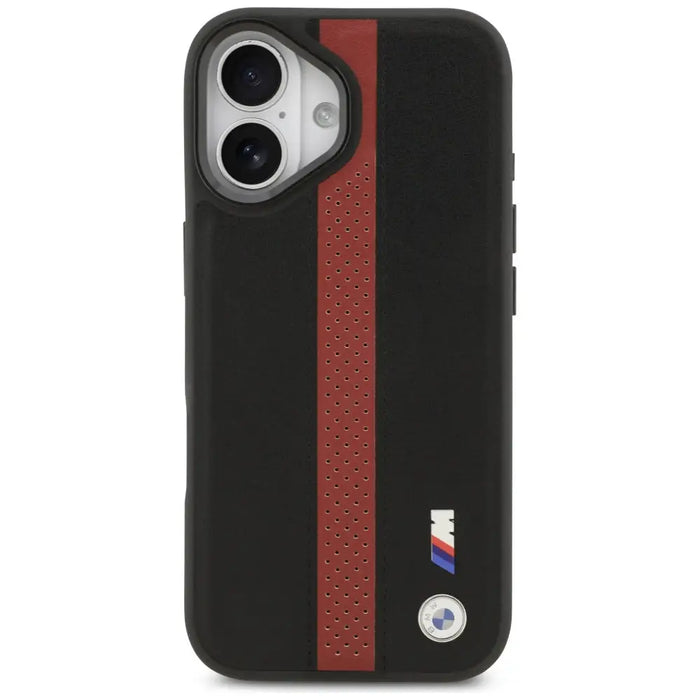 BMW M Perforated Stripe Logo MagSafe Case for iPhone 17 - Red - Cell phone cases and covers<<<HurtelXML