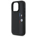 BMW M Perforated Tricolor Detail Line iPhone 16 Pro Max Case - Black - Cell phone cases and covers<<<HurtelXML