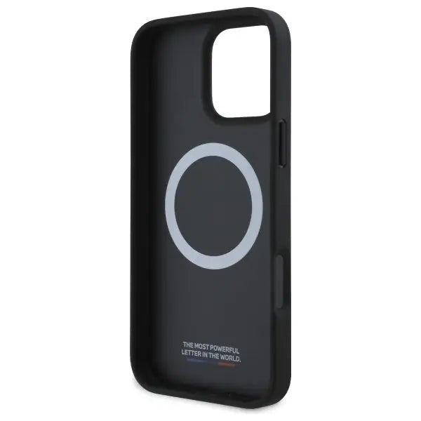 BMW M Performance Tricolor Printed Stripes MagSafeMagSafe iPhone 16 Pro Max Case - White - Cell phone cases