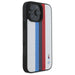 BMW M Performance Tricolor Printed Stripes MagSafeMagSafe iPhone 16 Pro Max Case - White - Cell phone cases
