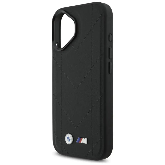 BMW M Quilted Logo MagSafe iPhone 17 Case - Black - Cell phone cases and covers<<<HurtelXML