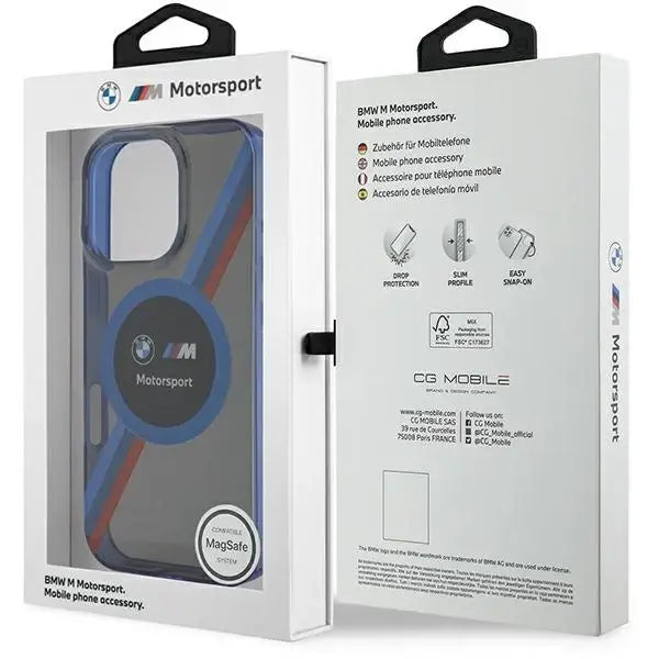 BMW Motosport IML Circle MagSafe Case for iPhone 16 Pro Max - Black - Cell phone cases and covers<<<HurtelXML