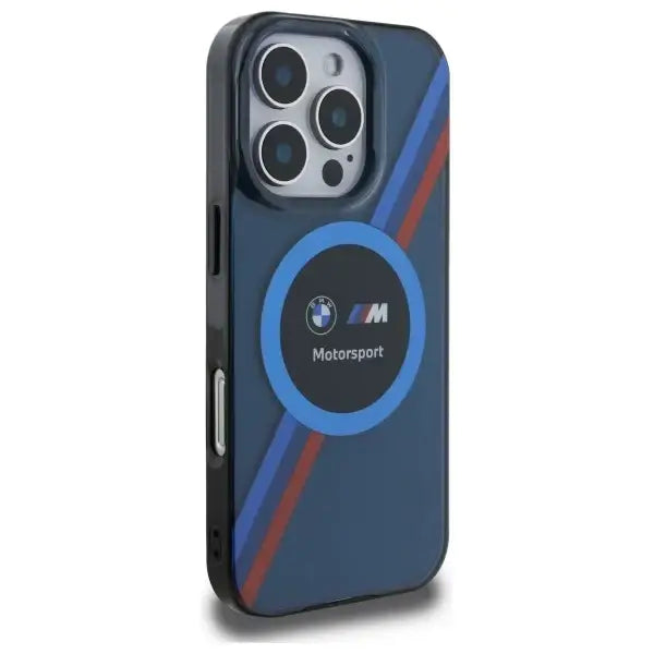 BMW Motosport IML Circle MagSafe Case for iPhone 16 Pro Max - Navy Blue - Cell phone cases and covers<<<HurtelXML