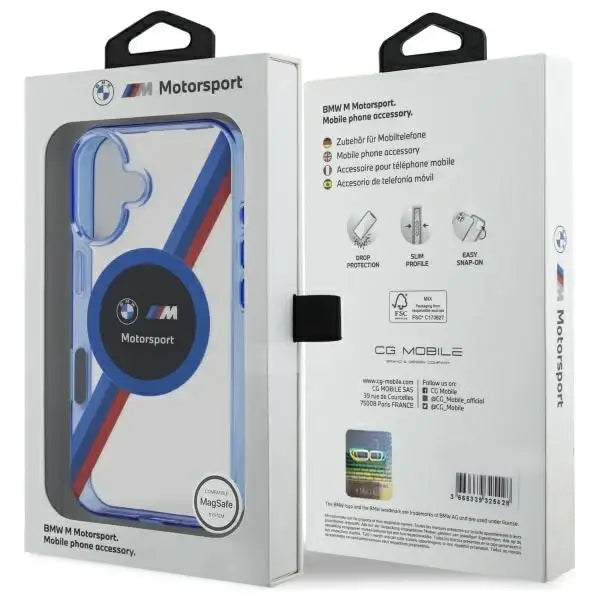 BMW Motosport IML Circle MagSafe iPhone 16 Case - Clear - Cell phone cases and covers<<<HurtelXML