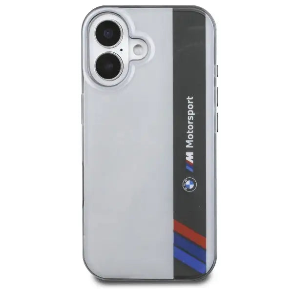BMW Motosport IML Vertical Stripe iPhone 16 Plus Case - Gray - Cell phone cases and covers<<<HurtelXML