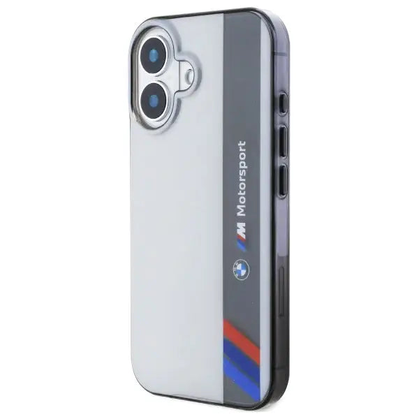 BMW Motosport IML Vertical Stripe iPhone 16 Plus Case - Gray - Cell phone cases and covers<<<HurtelXML