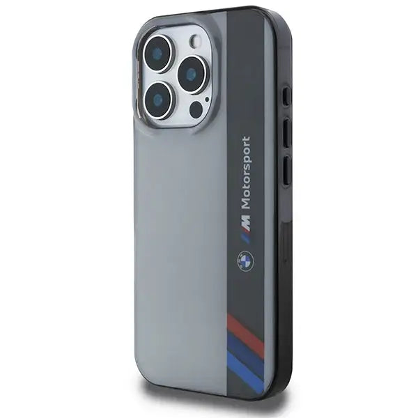 BMW Motosport IML Vertical Stripe iPhone 16 Pro Max Case - Gray - Cell phone cases and covers<<<HurtelXML