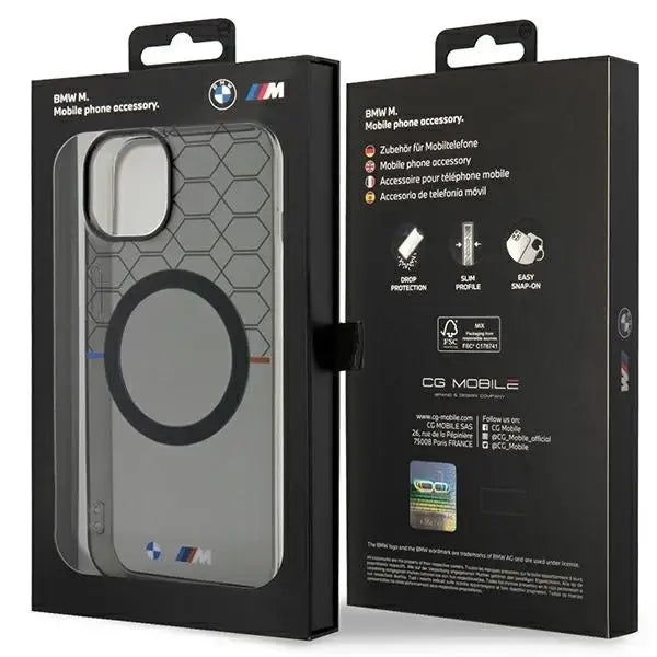 BMW Pattern MagSafe case for iPhone 13 / 14 / 15 - gray - Cell phone cases and covers<<<HurtelXML