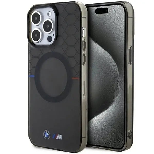 BMW Pattern MagSafe case for iPhone 15 Pro Max - gray - Cell phone cases and covers<<<HurtelXML
