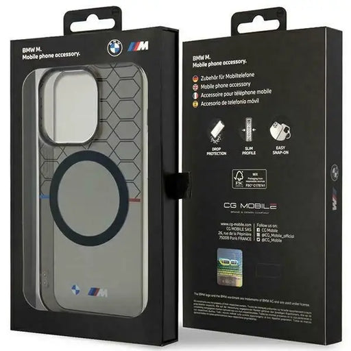 BMW Pattern MagSafe case for iPhone 15 Pro Max - gray - Cell phone cases and covers<<<HurtelXML