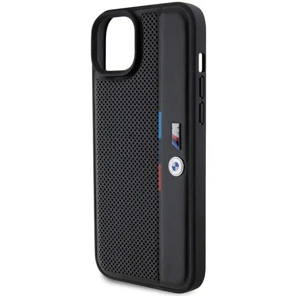 BMW Perforated Tricolor Line case for iPhone 15 / 14 / 13 - black - Cell phone cases and covers<<<HurtelXML