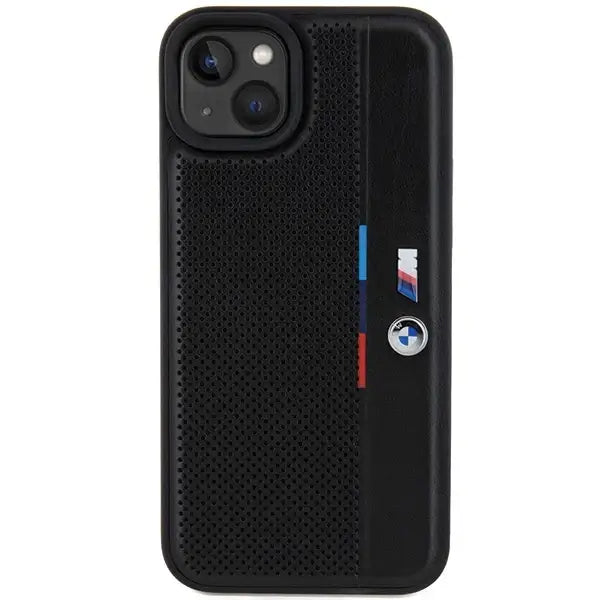 BMW Perforated Tricolor Line case for iPhone 15 / 14 / 13 - black - Cell phone cases and covers<<<HurtelXML