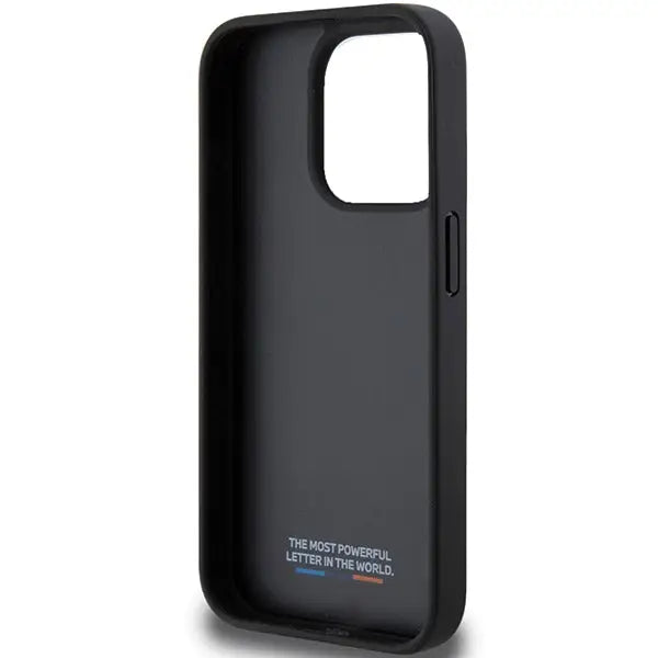 BMW Perforated Tricolor Line case for iPhone 15 Pro Max - black - Cell phone cases and covers<<<HurtelXML